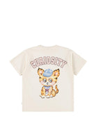 T-shirt per bambina Molo Kids bianca con stampa grafica 2W26A204 5785 MOLO KIDS 