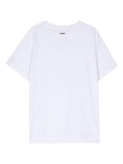 T-shirt per donna Merci bianco con stampa con logo sul retro MM274X WHITE MERCI 