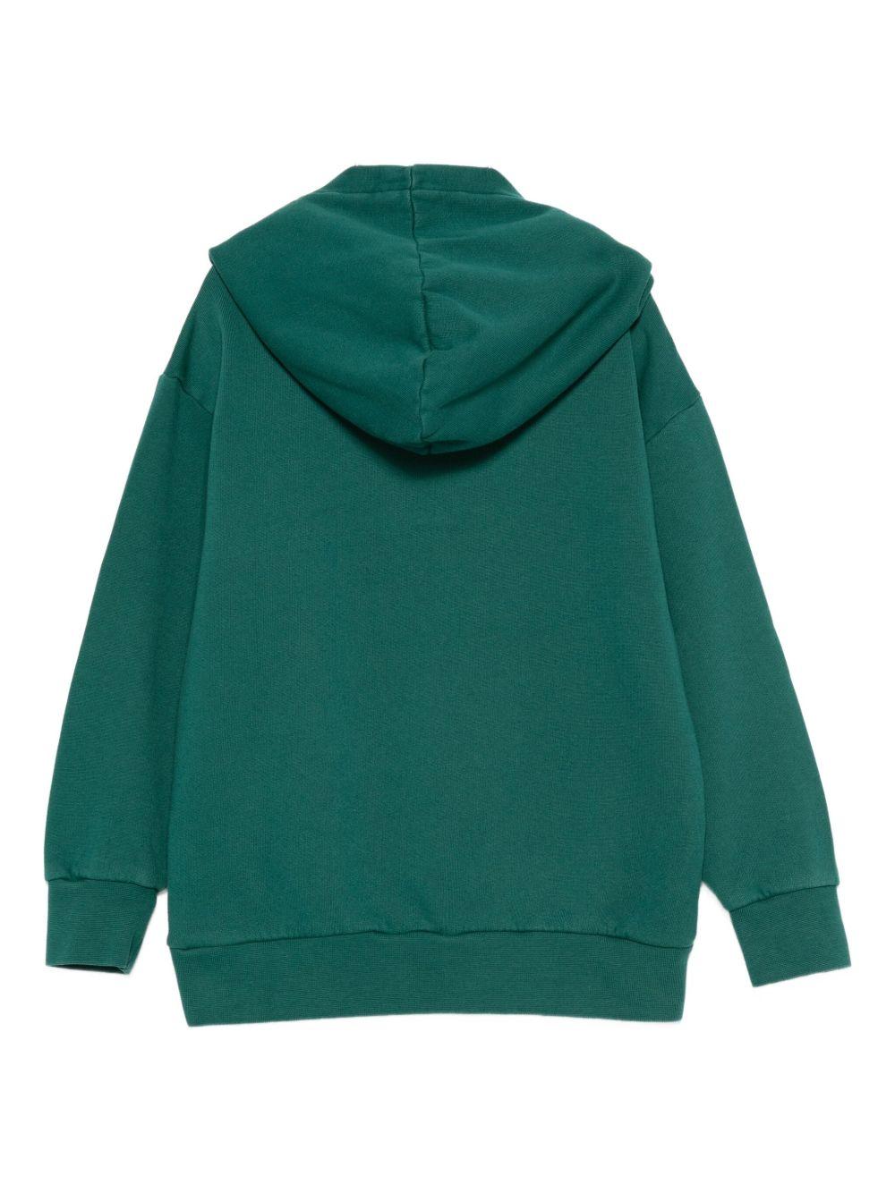 Felpa per bambino Etro Kids verde con dettaglio Pegaso GX4P30 Z3333 797 ETRO KIDS 