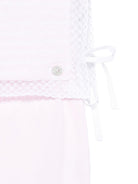 Tutina Alaia per neonata Paz Rodriguez rosa con bordo in pizzo 022-123389 3701 PaZ RODRIGUEZ KIDS 