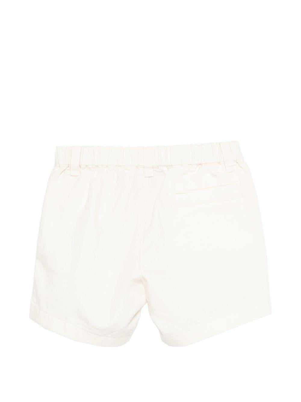 Shorts Leonard per neonato Bonpoint bianchi con vita elasticizzata S06YBEW00003 002 BONPOINT KIDS 