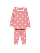 Set di due pigiami per bambina Petit Bateau rosa con stampa grafica all-over A0FQ1 00 PETIT BATEAU KIDS 