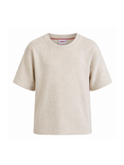 T-shirt per bambino Hugo Kids beige con logo sul davanti G01018 153 Hugo KIDS 