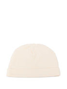 Berretto per neonati Moschino Kids beige con stampa grafica MUX066LCA40 20404 MOSCHINO KIDS 