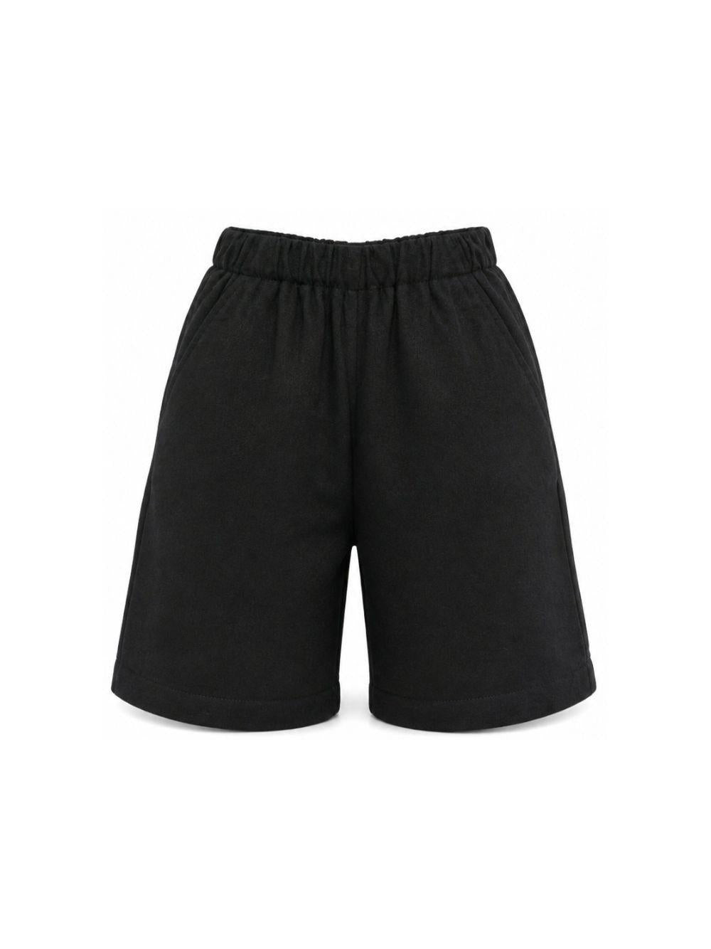Shorts per bambino Douuod Kids neri con gamba ampia DZ6P29 I0337 61L DOUUOD KIDS 