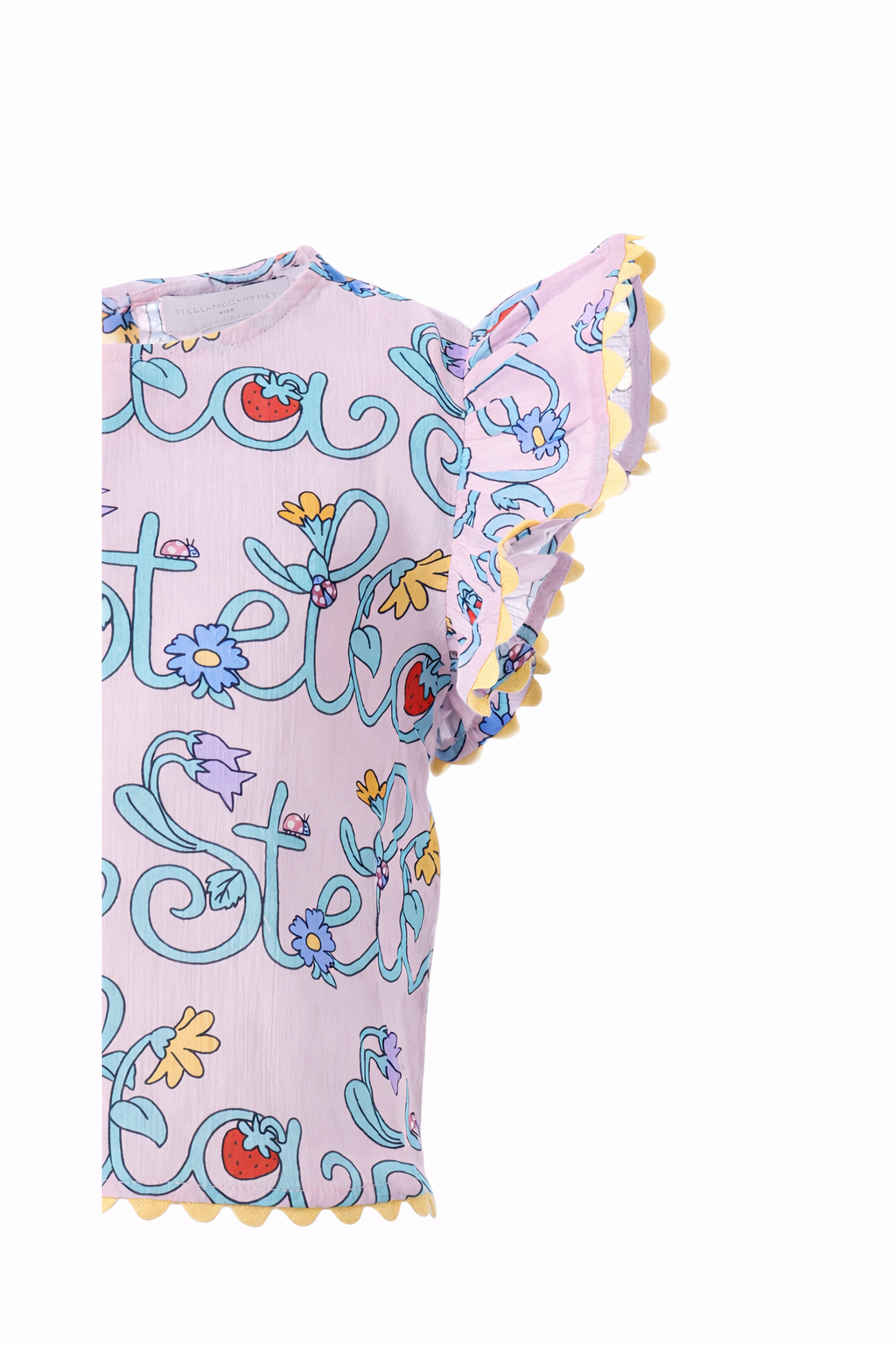 T-shirt per bambina Stella McCartney Kids rosa con ruches TY5A12 Z3434 51RMC STELLA McCARTNEY KIDS 