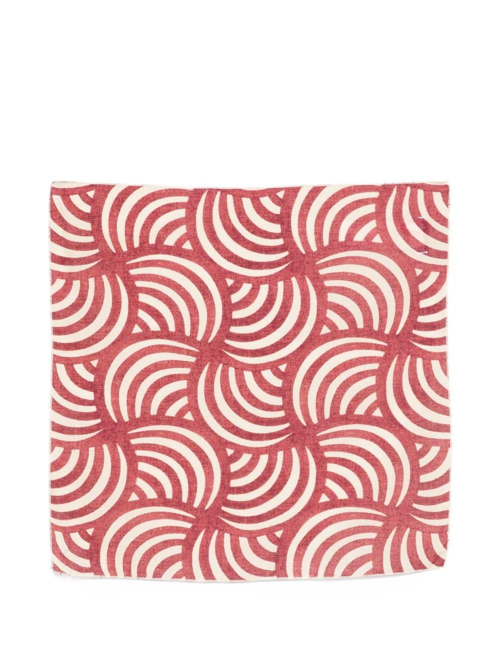 Sciarpa per bambino Paolo Pecora Kids rosso a fantasia PP4252 CHERRY PAOLO PECORA KIDS 