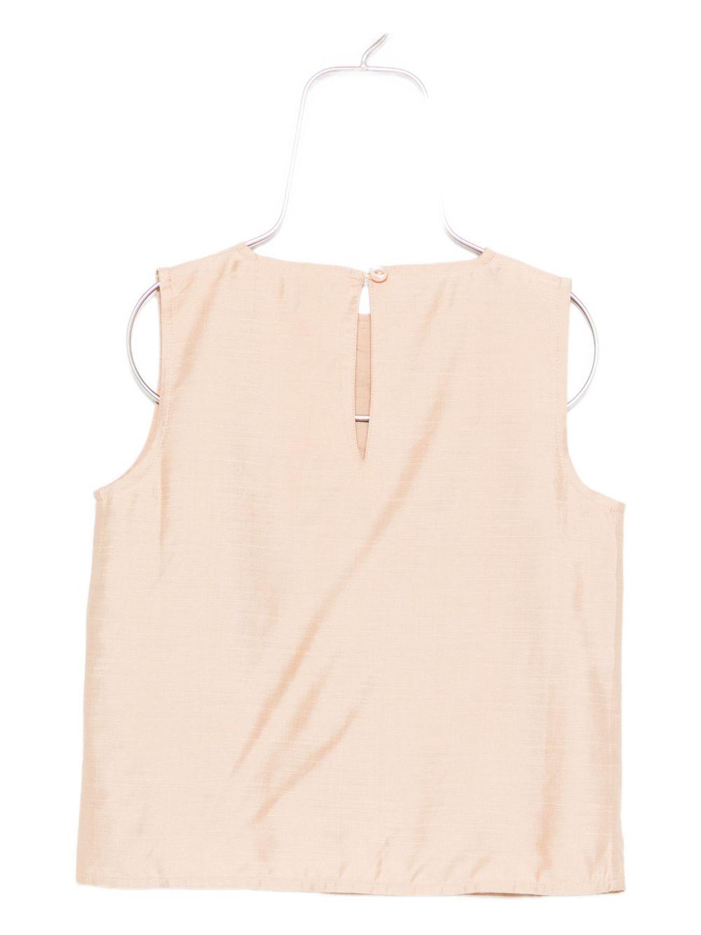 Top per bambina Donsje beige con decorazione a farfalla 4101301 00018 DONSJE 
