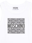 Set t-shirt a strati per bambina Moschino Kids multicolor con stampa logo HDG01GLAA42 81076 MOSCHINO KIDS 