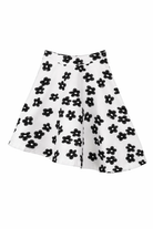 Gonna per bambina The Marc Jacobs Kids bianca con stampa a fiori neri W60727 126 THE MARC JACOBS KIDS 