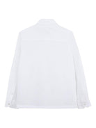 Camicia per bambino Givenchy Kids bianca con applicazione con ricamo H30920 10P GIVENCHY KIDS 