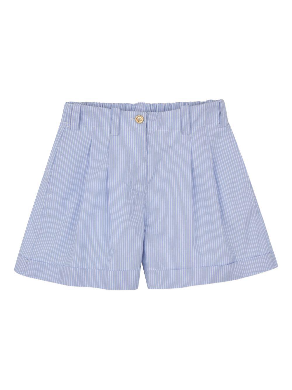 Shorts e camicia per bambina Givenchy Kids azzurro con motivo a righe H31131 V71 GIVENCHY KIDS 