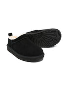 Ciabatte per bambina UGG Kids nere con fodera in pelliccia cruelty-free 1174410K BLK UGG 