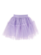 Gonna per bambina Monnalisa viola con ruches 17GGON T9945 0065 MONNALISA KIDS 