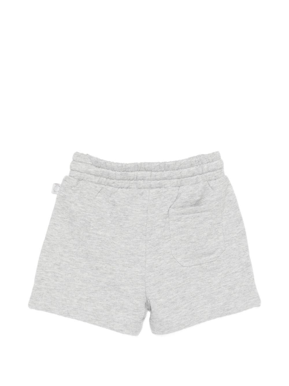 Shorts per neonato Stella McCartney Kids grigio con applicazione TY6609 Z3409 807 STELLA McCARTNEY KIDS 