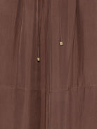 Pantaloni per donna Alysi marroni con chiusura a coulisse 116126 P6003 MOSTO ALYSI 