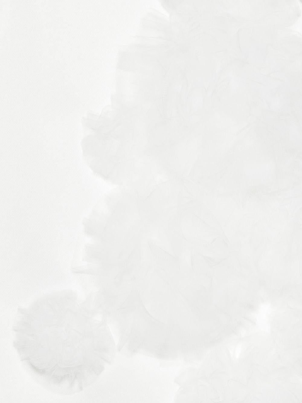 Abito per bambina Elisabetta Franchi La Mia Bambina bianco a trapezio EFAB6560RA016 0000 ElISABETTA FRANCHI 