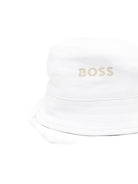 Cappello a pescatore per neonato Boss Kids beige con design a righe J53097 249 BOSS KIDS 