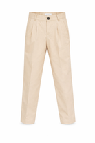 Pantaloni per bambino Paolo Pecora Kids beige con pieghe PP4247 BEIGS PAOLO PECORA KIDS 