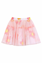 Gonna per bambina Billieblush rosa con decorazione floreale U21866 10P BILLIEBLUSH KIDS 