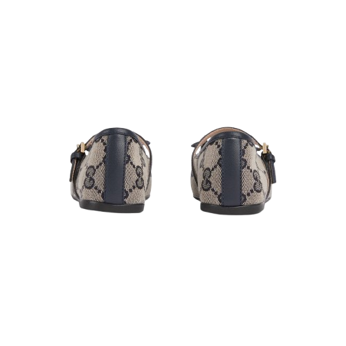 Ballerine per bambina Gucci Kids multicolore con logo GG all-over 856589HWK20 4041 GUCCI KIDS 