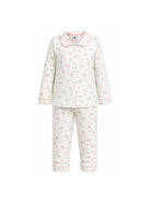 Pigiama per bambina Petit Bateau azzurro con stampa floreale A0F1H 02 PETIT BATEAU KIDS 