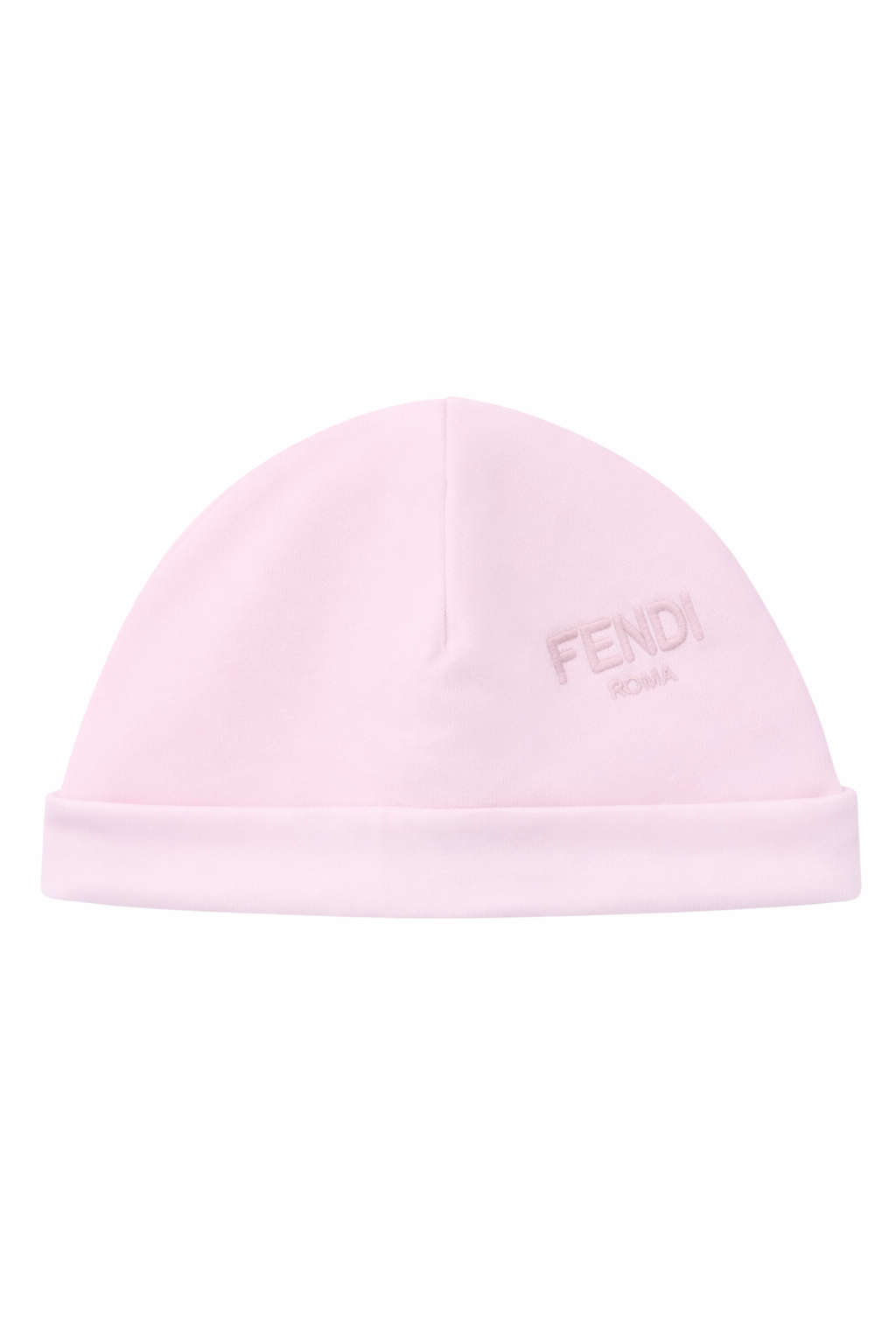 Set tre pezzi per neonata Fendi Kids rosa con logo Fendi sul davanti BUK154 ST8 F0C11 FENDI KIDS 