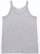 Set due canotte per bambino Dolce & Gabbana Kids grigio con targhetta logo L4J702 G7OCU S8290 DOLCE & GABBANA KIDS 