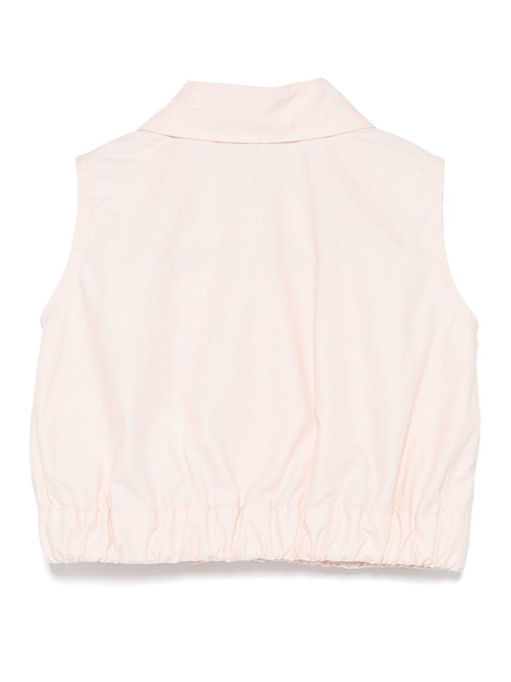 Camicia per neonata Elisabetta Franchi La Mia Bambina rosa con applicazione EGCA0410CA235 C036 ElISABETTA FRANCHI 