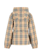 Giubbino per bambina Burberry Kids beige con motivo Vintage Check 8117893 B9368 BURBERRY KIDS 