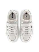 Sneakers per bambino Boss Kidswear bianco con stampa logo J51644 10P BOSS KIDS 