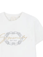 T-shirt per bambina Givenchy Kids bianca con ricamo con logo H31014 117 GIVENCHY KIDS 