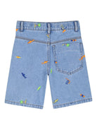 Shorts per bambino Billieblush blu con ricamo U21721 Z18 BILLIEBLUSH KIDS 