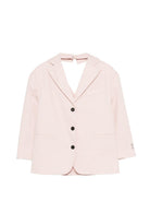 Giacca per bambina Douuod Kids rosa con colletto con revers rosa DY2A04 G0197 504 DOUUOD KIDS 