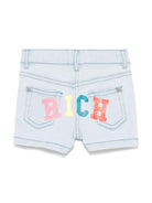 Shorts per neonata John Richmond Junior in denim azzurro RIP25031SH DENIM BLUE LIGHT JOHN RICHMOND JUNIOR 
