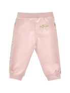 Pantaloni per neonata Monnalisa Kids rosa con stampa leopardata 39H403 8006 094F MONNALISA KIDS 