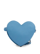 Borsa a tracolla per bambina Molo Kids azzurra a forma di cuore con effetto granulato 7W26V106 5807 MOLO KIDS 