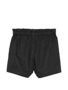 Shorts per neonata Moschino Kids nero con stampa grafica sul davanti MDQ00FLLA10 60100 MOSCHINO KIDS 