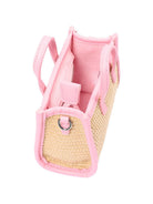Borsa Vivian Micro MC2 Saint Barth beige con bordo a contrasto VIMS001 00415L MC2 ST. BARTH KIDS 