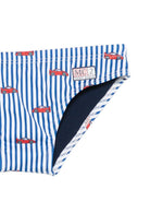 Costume per bambino MC2 Saint Barth Kids multicolore con design a righe BIL0001 01075L MC2 ST. BARTH KIDS 
