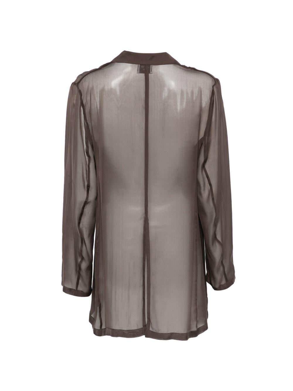 Chemisier per donna Alysi marrone con revers 116827 P6214 CHOCO ALYSI 