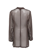 Chemisier per donna Alysi marrone con revers 116827 P6214 CHOCO ALYSI 