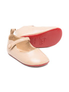 Ballerine Mary Janes per neonata Christian Louboutin Kids beige con chiusura laterale con bottone 3220541 N247 CHRISTIAN LOUBOUTIN KIDS 