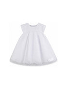 Abito per neonata Givenchy Kids bianco con ricamo floreale H31185 10P GIVENCHY KIDS 