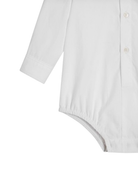 Camicia a body per neonato Dolce & Gabbana Kids bianca con colletto classico L11O82 G7P1Z W0800 DOLCE & GABBANA KIDS 