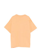 T-shirt per bambino Fendi Kids arancione con logo sul davanti JUI201 7AJ F1JYS FENDI KIDS 