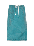Gonna midi per donna THE M Olimpia verde con vita con coulisse elasticizzata OLIMPIA COBALTO THE M 