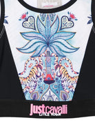 Canotta per bambina Just Cavalli Kids Little Rogue multicolore con stampa JGP26247TO TR.GARDEN ROBERTO CAVALLI KIDS 