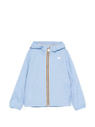 Giubbino P.Jack per bambino K-WAY Kids azzurro con tessuto fodera jersey K41335W 356 K-WAY KIDS 