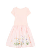 Abito Cissa per bambina Molo rosa con stampa animali 2S26E102 5674 MOLO KIDS 